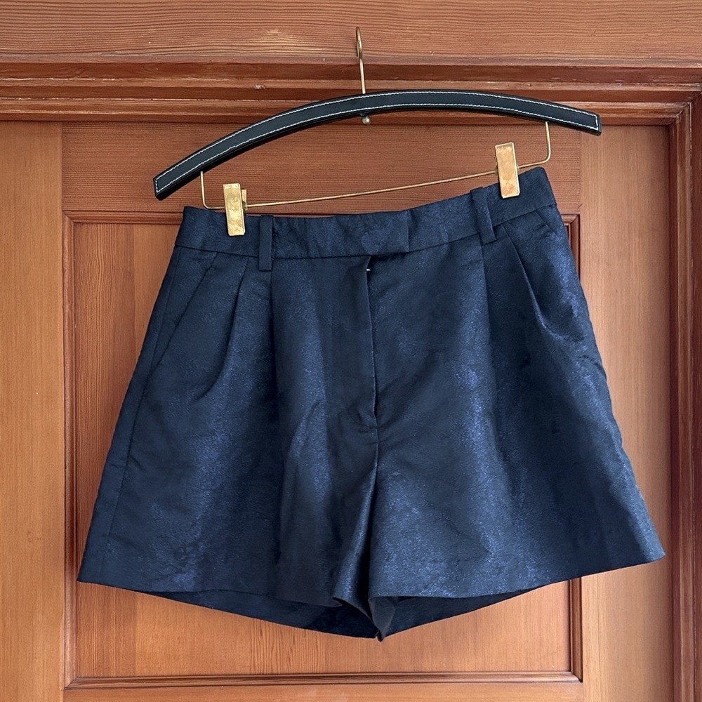 Glittery Midnight Blue Phillip Lim Shorts